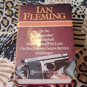 ✅$20 Add On Ian Fleming Dr No, Moonraker, Thunderball ETC Hard Cover Book